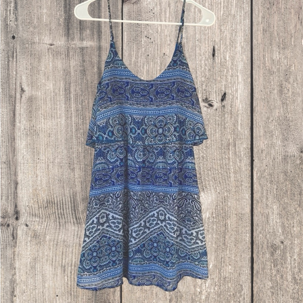 Gianni Bini / Women’s Blue Patterned Sundress / Size S
